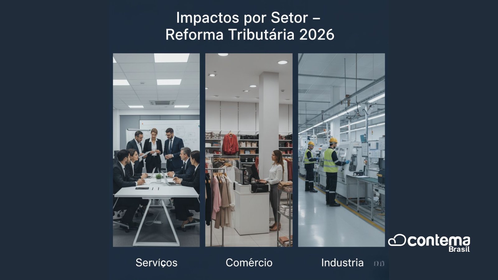 Impactos Setoriais Reforma Tributaria 2026 - Contema Brasil | Contabilidade em São Caetano do Sul - SP