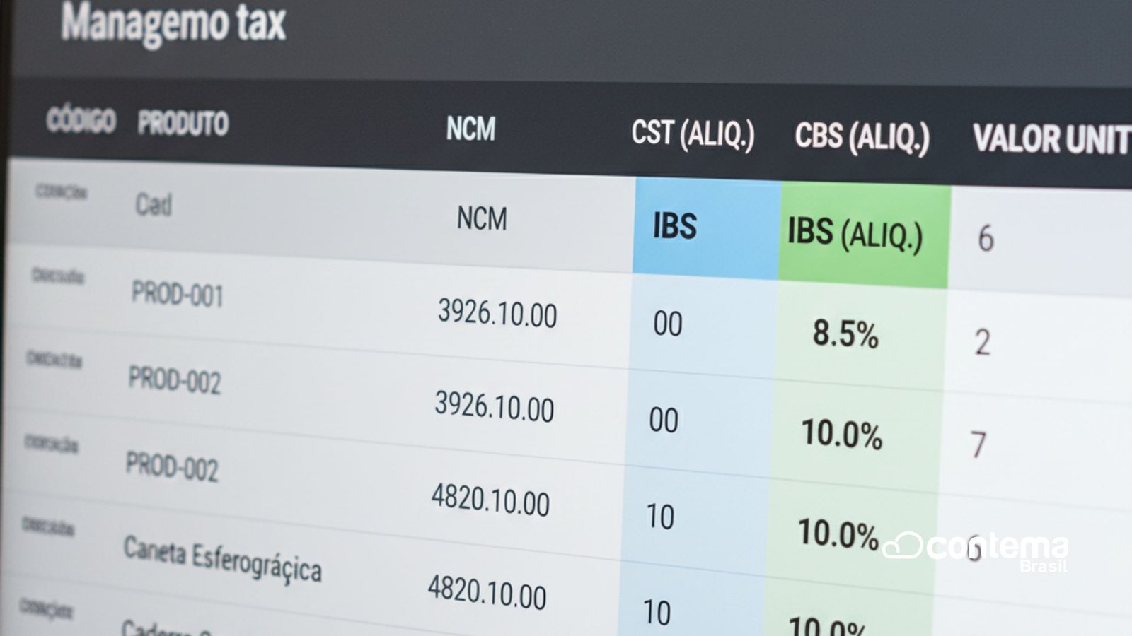 Ncm Codigo Servico Ibs Cbs 2026 - Contema Brasil | Contabilidade em São Caetano do Sul - SP